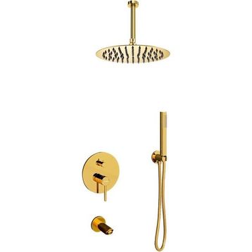 Fause FAU107-G Tam Ankastre Adonis Altın Gold Duş Seti