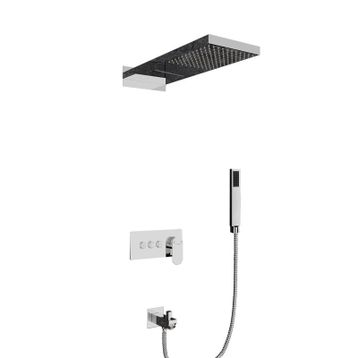 Fause Gri Comfort Panel Şelale Fau111-b FAU111-B Duş Ankastre Seti