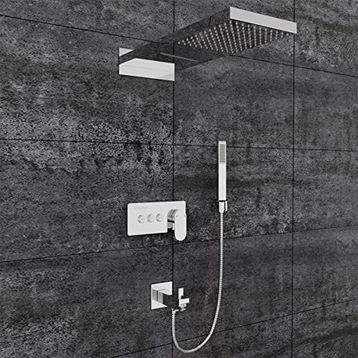 Fause Gri Comfort Panel Şelale Fau111-b FAU111-B Duş Ankastre Seti