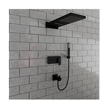 Fause Gri Comfort Panel Şelale Fau111-b FAU111-B Duş Ankastre Seti