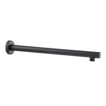 Fause KDB104-B Oval Siyah Ankastre Duş Başlığı Borusu