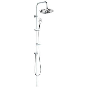 Fause KDS105 Slim Çelik Başlıklar Kolonlu Tepe Duş Seti