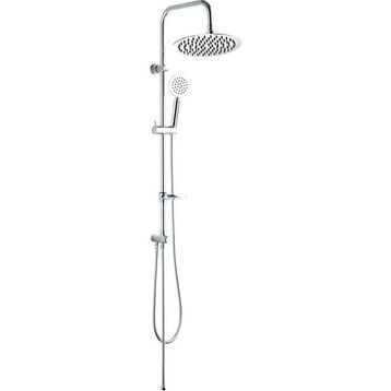 Fause KDS105 Slim Çelik Başlıklar Kolonlu Tepe Duş Seti