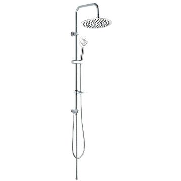 Fause KDS105 Slim Çelik Başlıklar Kolonlu Tepe Duş Seti