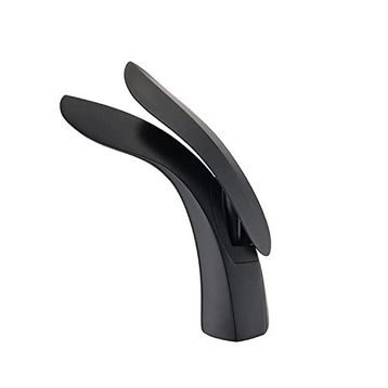 Fause KLB103 Leaf Mat Siyah Lavabo Bataryası