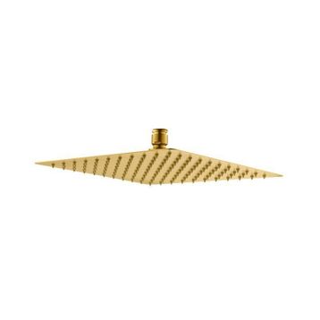 Fause KTD102-G Kare Slim 304 Metal 25x25 cm Altın Tepe Duş Başlığı