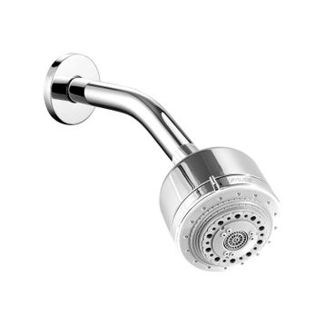 Fause KTD124 Gümüş 9 cm 7 Fonksiyon Ankastre Duş Başlığı