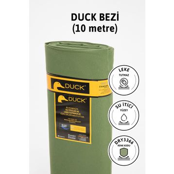 Favora Premier 10 mt Haki Metrelik Duck Keten Su İtici Bez Kumaş