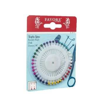 Favore Disk Başlı Toplu İğne