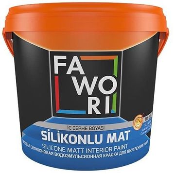 Fawori Kum Beyazı 15 lt Silikonlu Mat İç Cephe Duvar Boyası