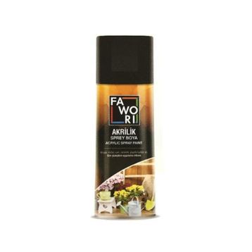 Fawori Mat Siyah 400 ml Akrilik Sprey Boya