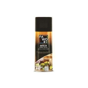 Fawori Mat Siyah 400 ml Akrilik Sprey Boya