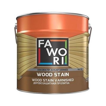 Fawori Wood Stain Kestane 12 lt Vernikli Ahşap Koruyucu