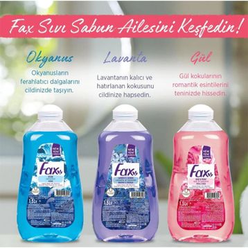 Fax Lavanta ve Yasemin 1.5 lt Sıvı Sabun