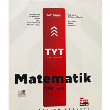 Faz Yayınları TYT Matematik Defteri