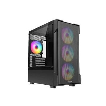 Fazeon F1 F1M650BBM Fanlı 650 W Siyah Micro ATX Gaming Bilgisayar Kasası