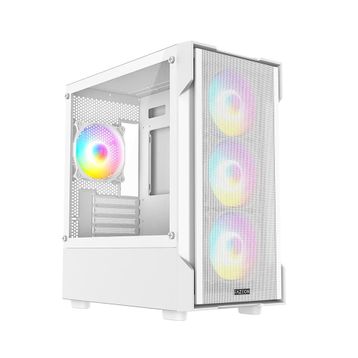 Fazeon F1 F1M650BWM Fanlı 650 W Beyaz Micro ATX Gaming Bilgisayar Kasası
