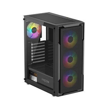 Fazeon F11 F11A750BBM RGB Fanlı 750 W Siyah ATX Gaming Bilgisayar Kasası