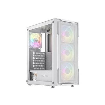 Fazeon F11 F11A750BWM RGB Fanlı 750 W Beyaz ATX Gaming Bilgisayar Kasası