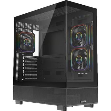 Fazeon F17 F17A1000BBQ ARGB Fanlı 1000 W ATX Gaming Bilgisayar Kasası