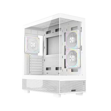 Fazeon F17 F17A750BWQ ARGB Fanlı 750 W Beyaz ATX Gaming Bilgisayar Kasası