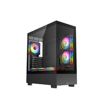 Fazeon F2 F2A650BBQ ARGB Fanlı 650 W ATX Gaming Bilgisayar Kasası