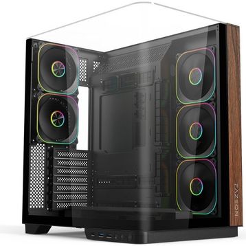 Fazeon F25 A850BBQW ARGB Fanlı 850 W Siyah ATX Gaming Bilgisayar Kasası