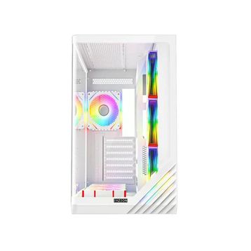 Fazeon F3 F3A750BWQ ARGB Fanlı 750 W Beyaz ATX Gaming Bilgisayar Kasası
