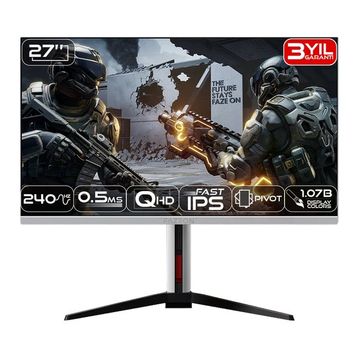 Fazeon X27F241QP 27 inç 240Hz 0.5ms Pivot Oyuncu Monitörü