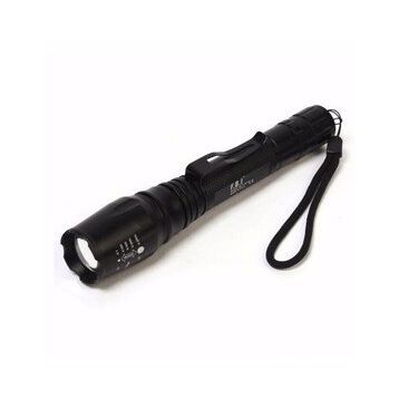 Fbı F-9010 20W Led Su Geçirmez Taktik Aparatlı Şarjlı Avcı Feneri
