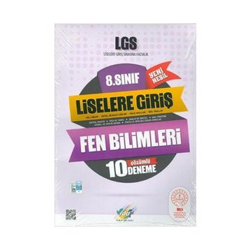FDD Yayınları 8. Sınıf LGS Fen Bilimleri Çözümlü 10 Deneme