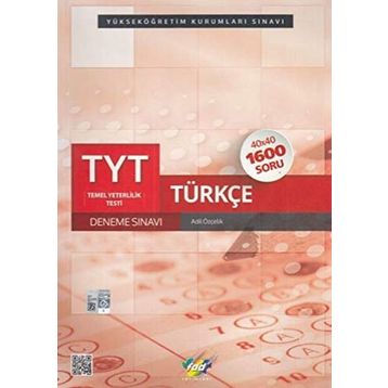 FDD Yayınları YKS 1. Oturum TYT Türkçe 40x40 Deneme Sınavı