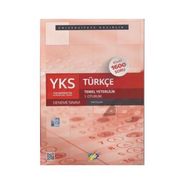FDD Yayınları YKS 1. Oturum TYT Türkçe 40x40 Deneme Sınavı
