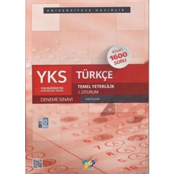 FDD Yayınları YKS 1. Oturum TYT Türkçe 40x40 Deneme Sınavı