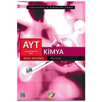 FDD Yayınları YKS AYT Kimya Konu Anlatımlı