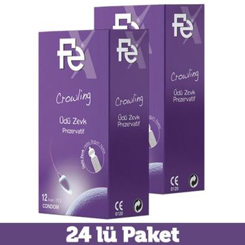 Fe Crowling 3'lü Zevk 12'li 2 Adet Prezervatif