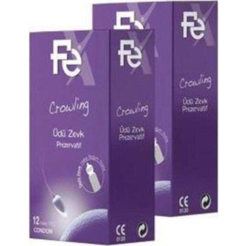 Fe Crowling 3'lü Zevk 12'li 2 Adet Prezervatif