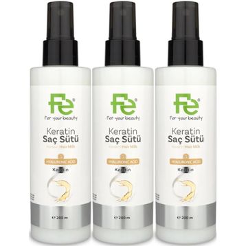 Fe Keratin 3x200 ml Saç Sütü