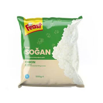 Feast 1 kg Dondurulmuş Küp Soğan