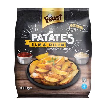 Feast 1 kg Elma Dilimli Dondurulmuş Patates