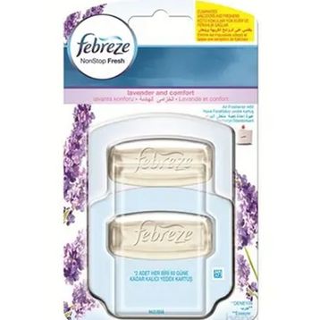Febreze Non-stop Lavanta Konforu 2'li 2x5.5 ml Yedek Kartuş Oda Kokusu