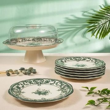 Fecra Majestic Green 8 Parça Sunum Seti