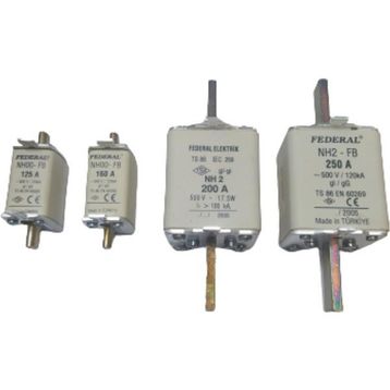 Federal NH00 125A Bıçaklı Sigorta