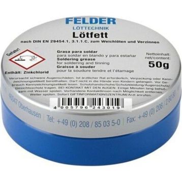 Felder Lötfett 50 gr Lehim Pastası