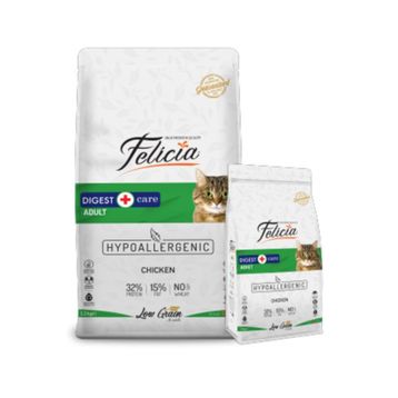 Felicia 2 kg Adult Cat Tavuklu ve Hamsili Az Tahıllı Hypoallergenıc Kedi Maması