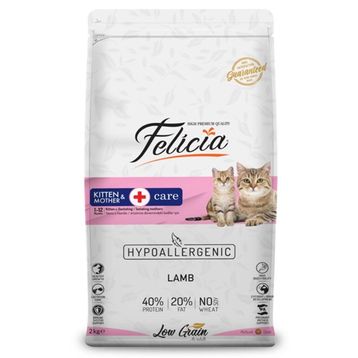 Felicia 2 KG Az Tahıllı Kuzulu Hypoallergenic Yavru Kedi Maması