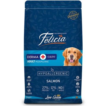 Felicia 3 kg Düşük Tahıllı Hipoalerjenik Somonlu Orta ve Büyük Irk Köpek Maması