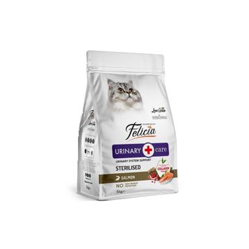 Felicia 5 kg Kolajenli Somonlu HypoAllergenic Az Tahıllı Kısırlaştırılmış Kedi Maması