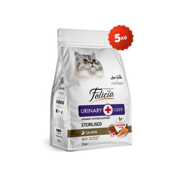 Felicia Hipoalerjenik Kolejen Destekli Somonlu Kısırlaştırılmış 5 kg Kedi Maması