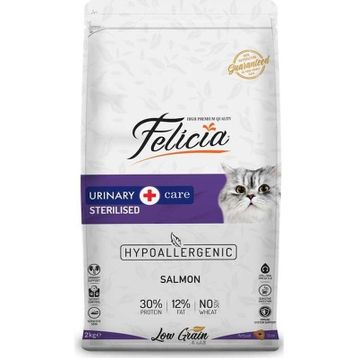 Felicia Light Sterilised 2x2 kg Düşük Tahıllı Somonlu Kısırlaştırılmış Yetişkin Kedi Maması